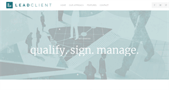 Desktop Screenshot of leadclient.com